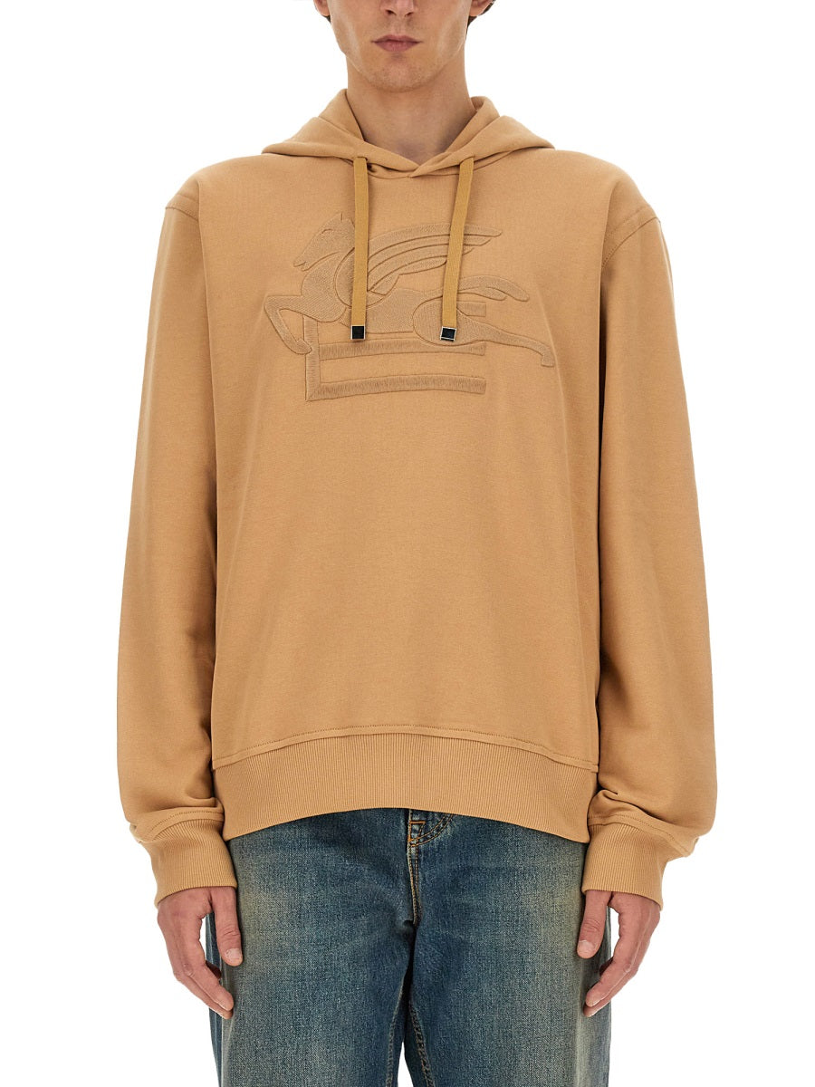 ETRO Men's Regular Fit Pegasus Embroidered Sweatshirt - Size L