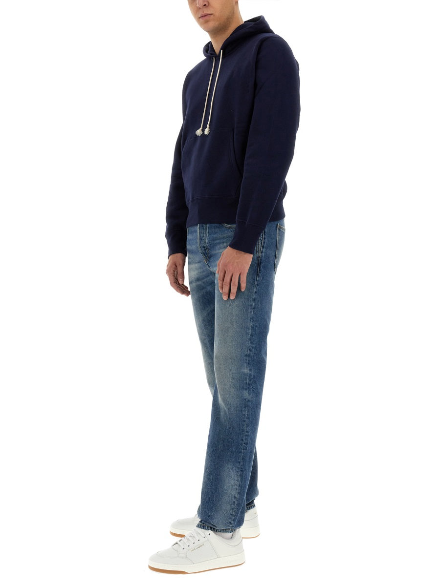 SAINT LAURENT Regular Fit Cassandre Hoodie - Size L