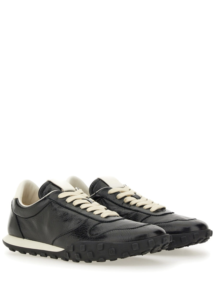 JIL SANDER Men's Low Leather Sneakers