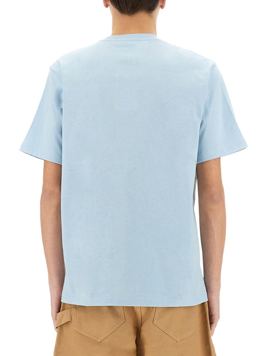 JW ANDERSON Logo Embroidered T-Shirt for Men