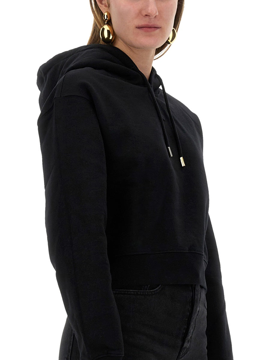 JACQUEMUS The Sweatshirt with Grosgrain Hood - Women's Size S