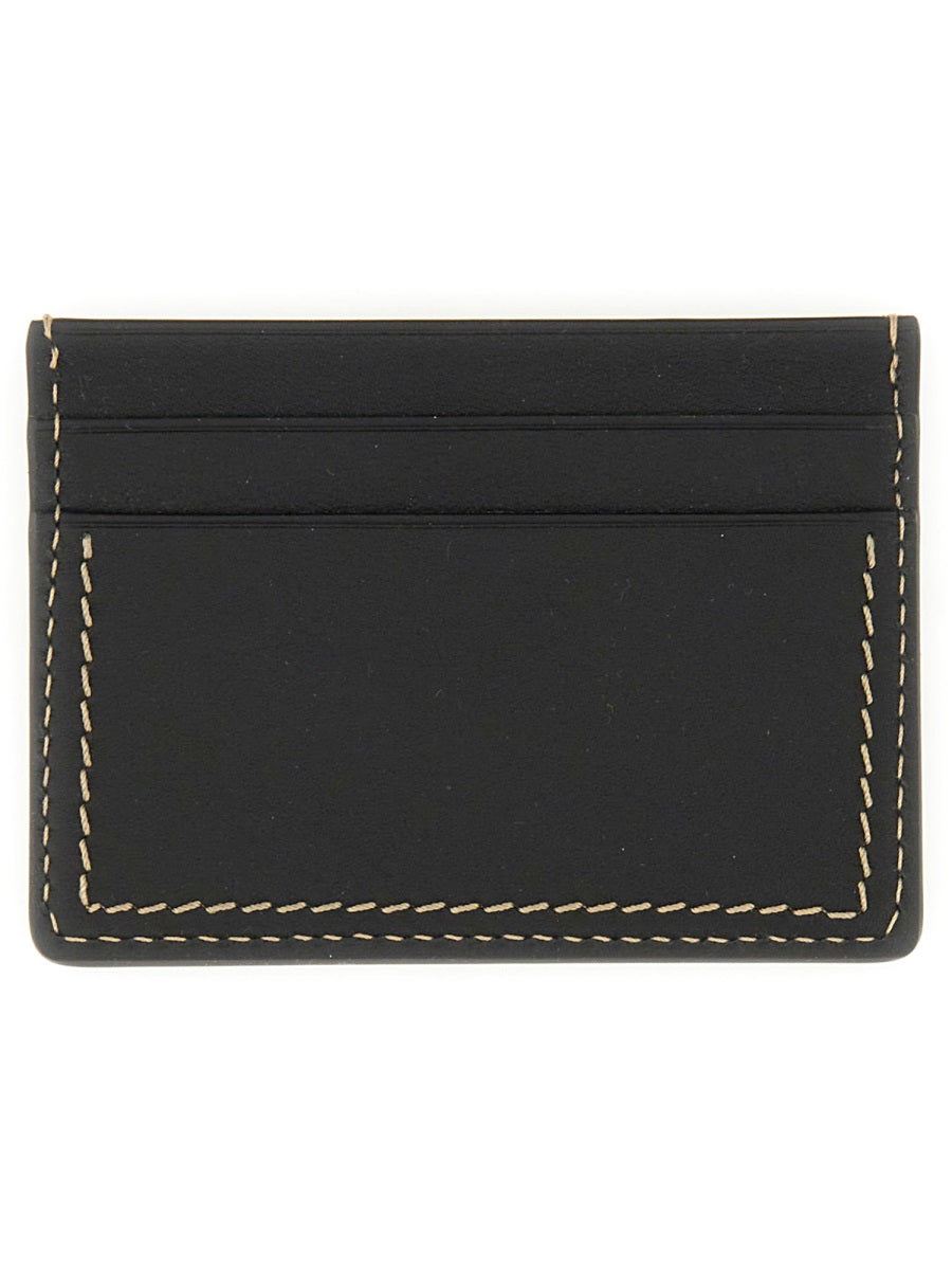 JIL SANDER Leather Card Holder - Mini Size
