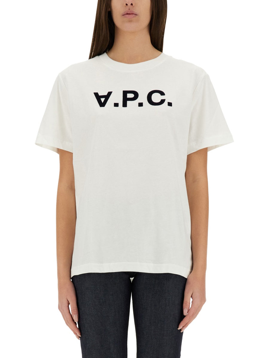 A.P.C. Classic Logo T-Shirt - Size S
