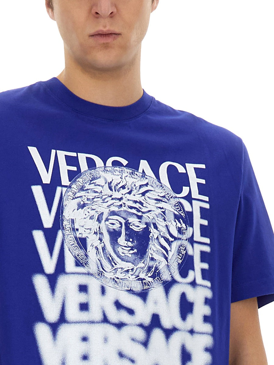 VERSACE Logo T-Shirt - Size L