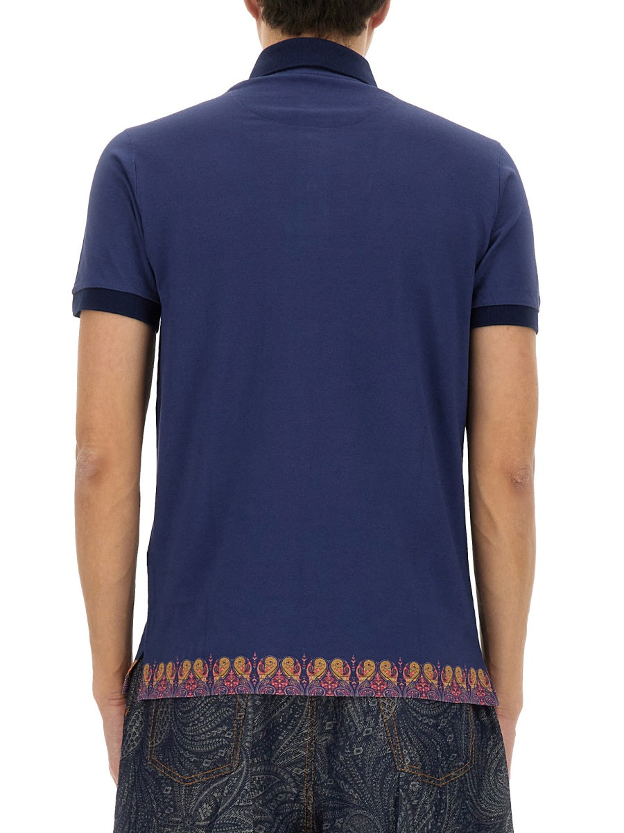 ETRO Men's Polo Shirt with Print - Size L