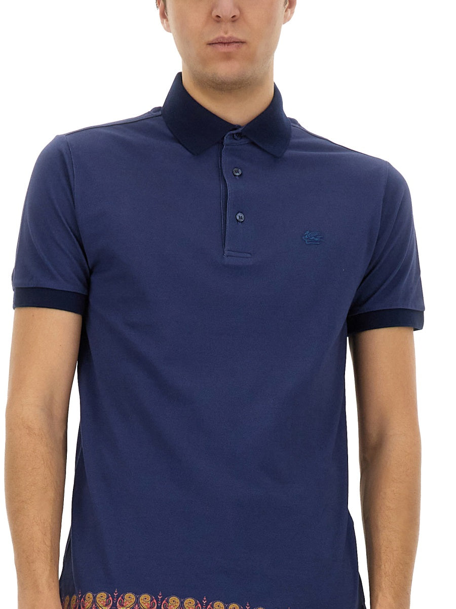 ETRO Men's Polo Shirt with Print - Size L