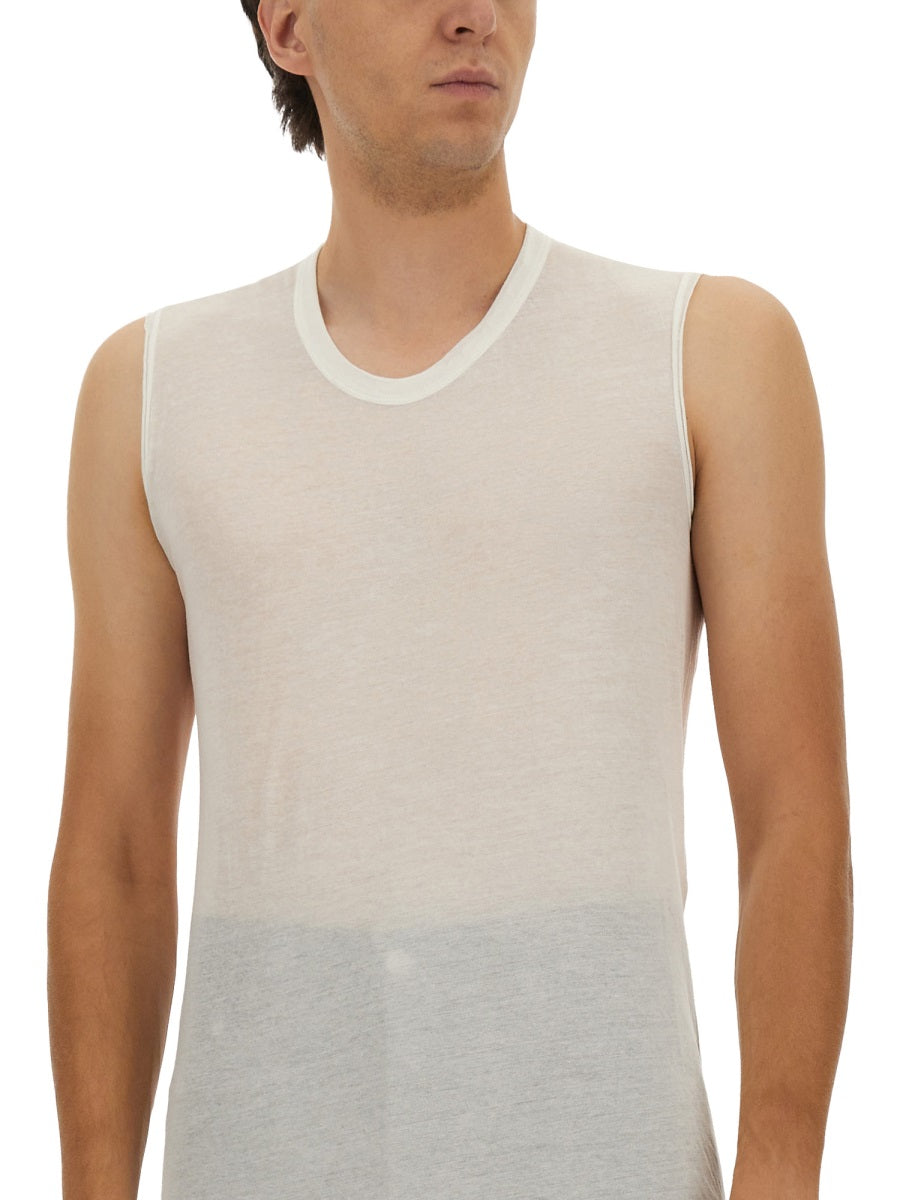 RICK OWENS Timeless Cotton Basic Top - Size L