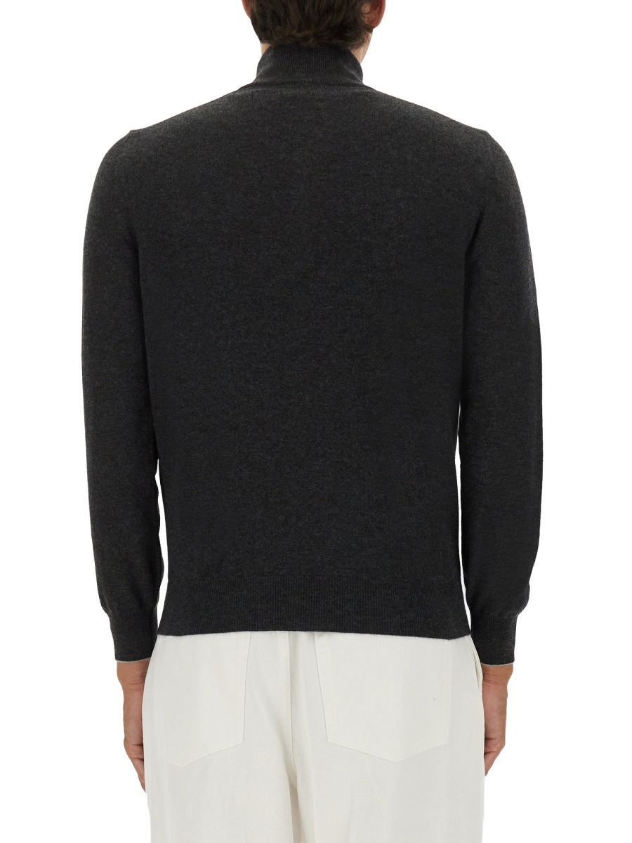 BRUNELLO CUCINELLI Men's Cashmere Turtleneck Sweater Size 48 IT
