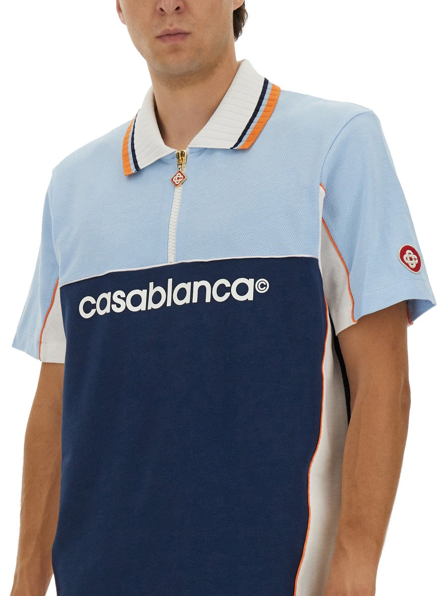 CASABLANCA Oversize Fit Polo Shirt - Men’s