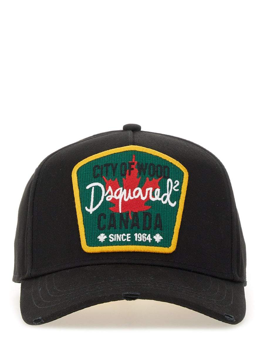 DSQUARED Cotton Baseball Cap for Men - FW25 Collection
