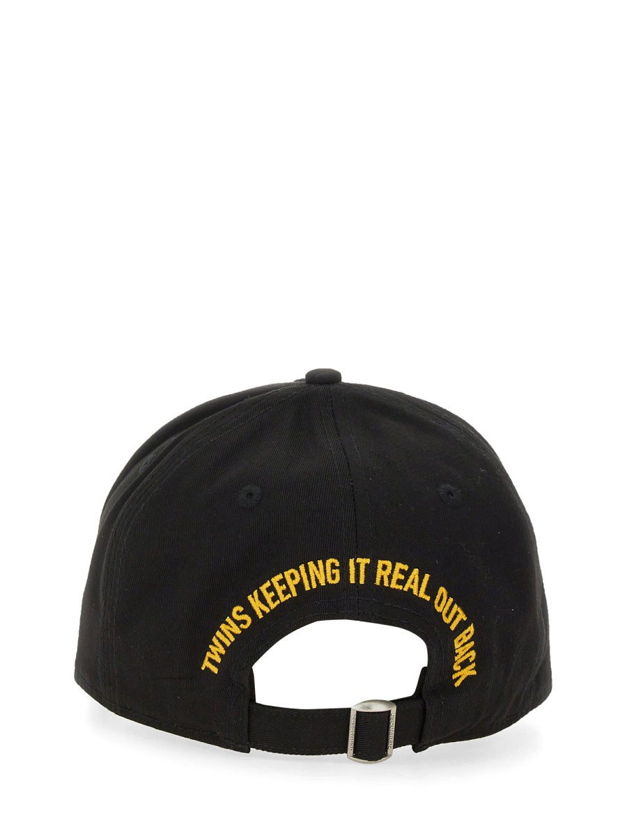 DSQUARED Cotton Baseball Cap for Men - FW25 Collection