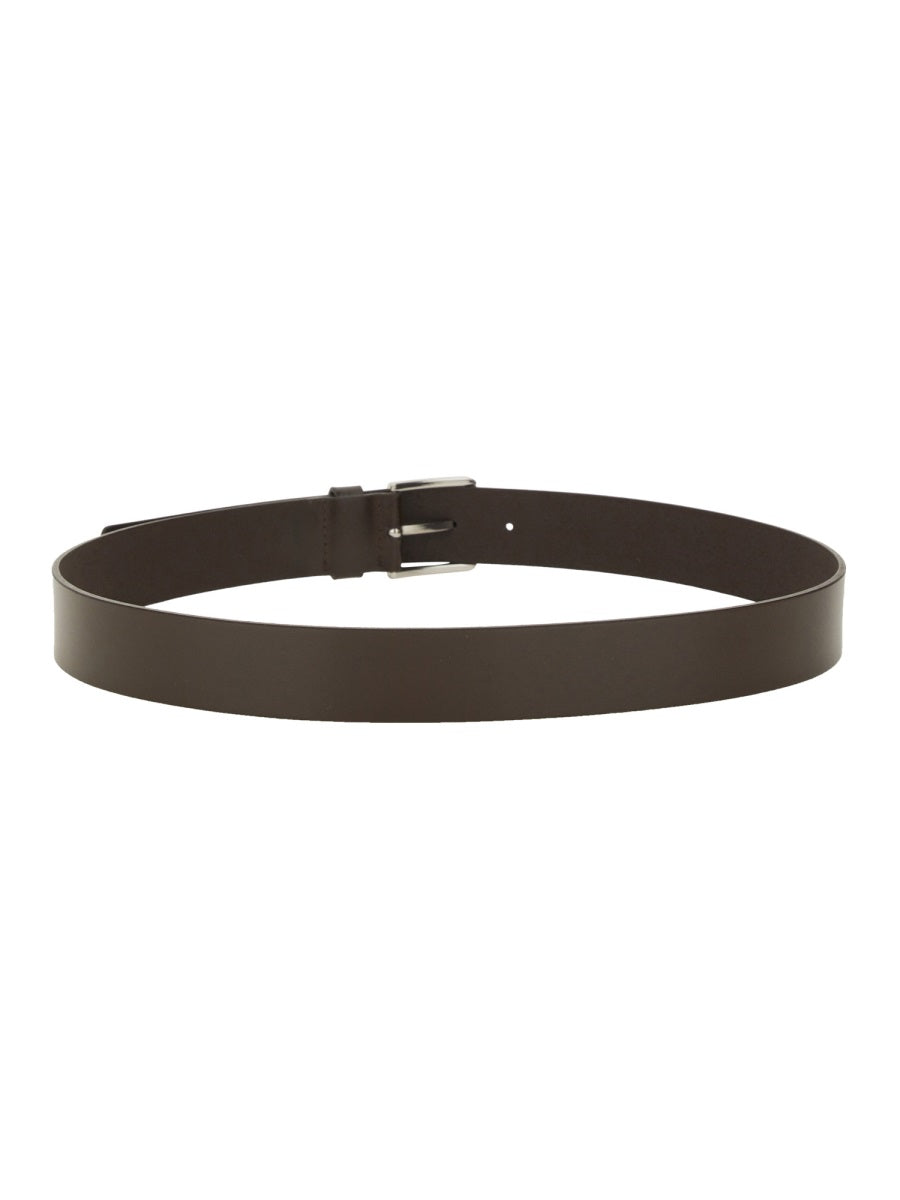 BOSS Classic Leather Logo Belt for Men