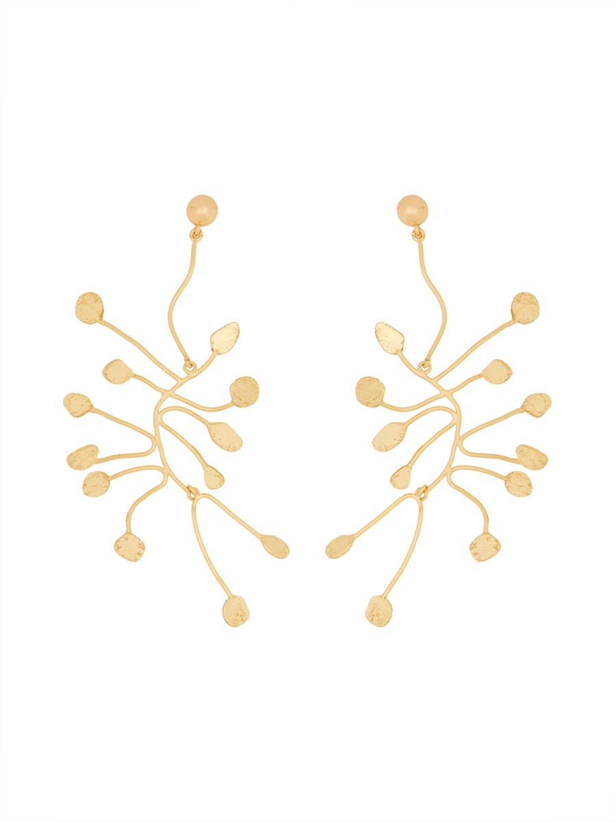CULT GAIA Elegant Brass Mini Earrings