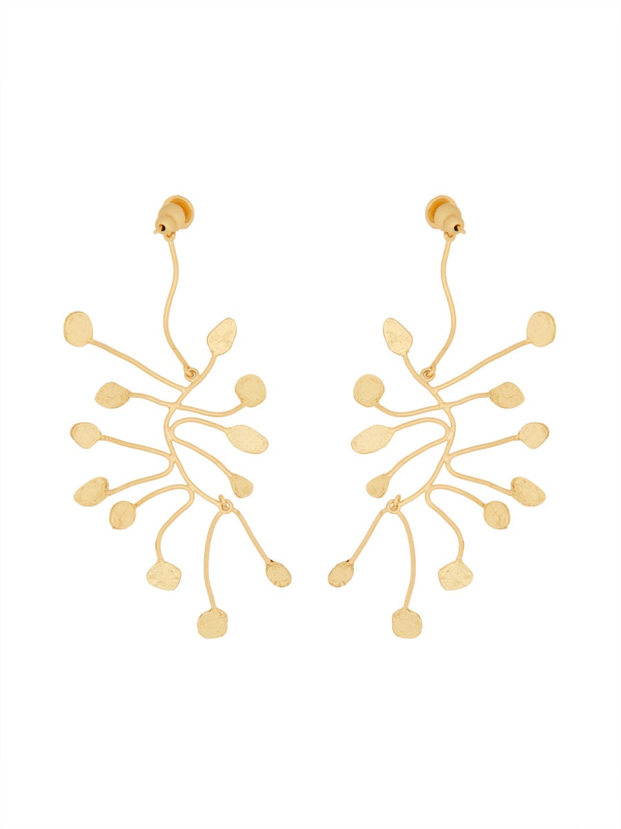 CULT GAIA Elegant Brass Mini Earrings