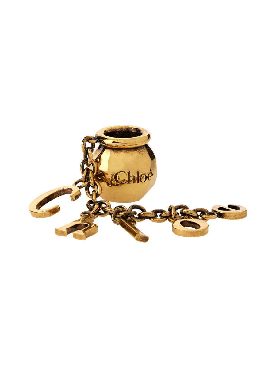 CHLOÉ Sphere Charm for Bracelet - Letter Says