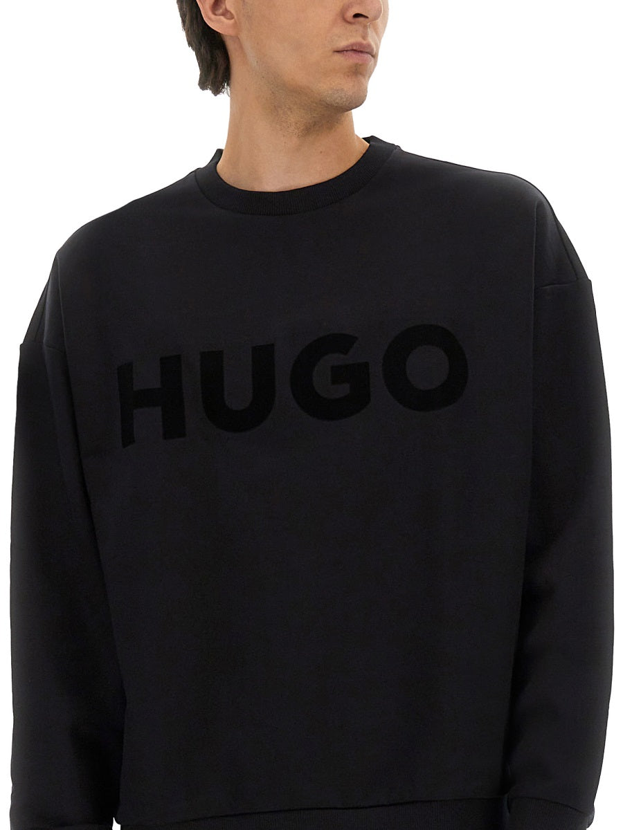 HUGO Oversized T-Shirt with Logo (Size L)