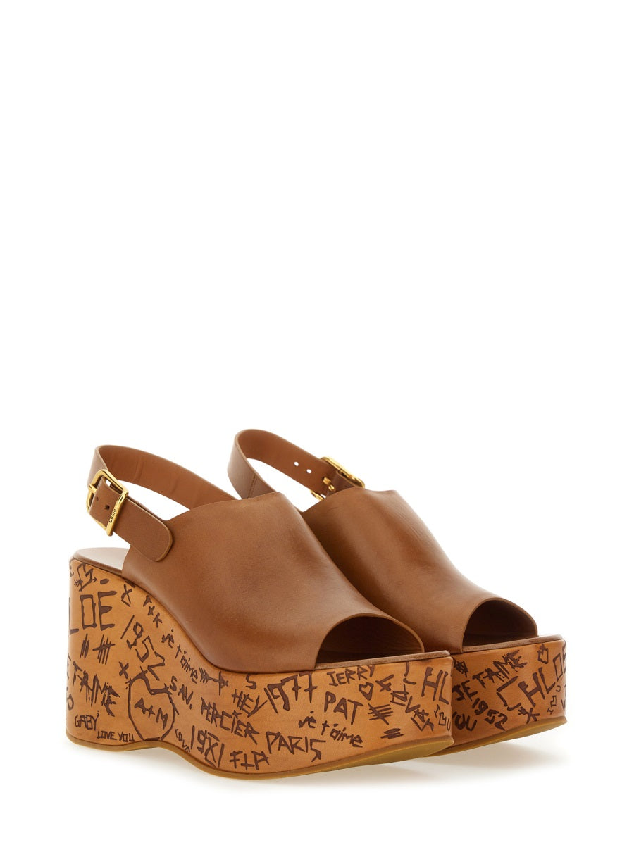 CHLOÉ Wedge Sandal Maxime