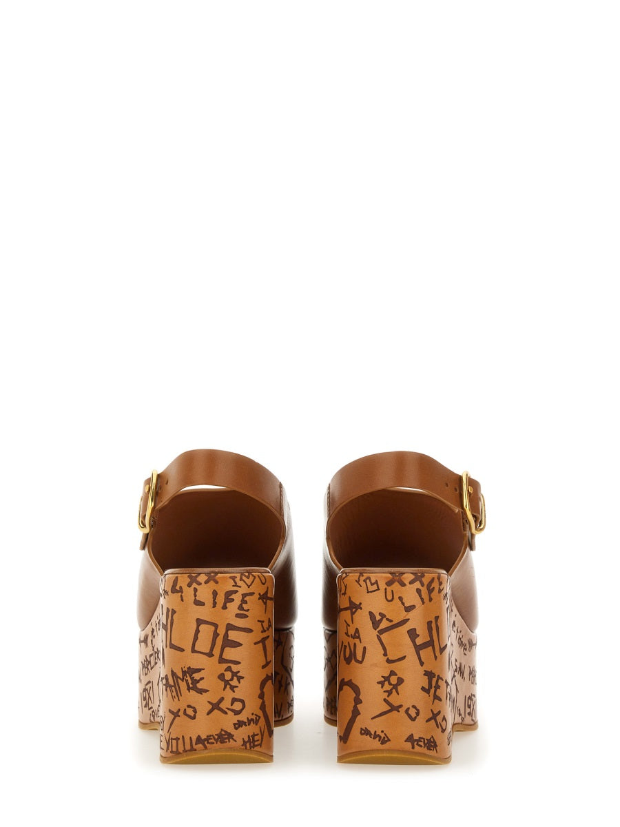 CHLOÉ Wedge Sandal Maxime