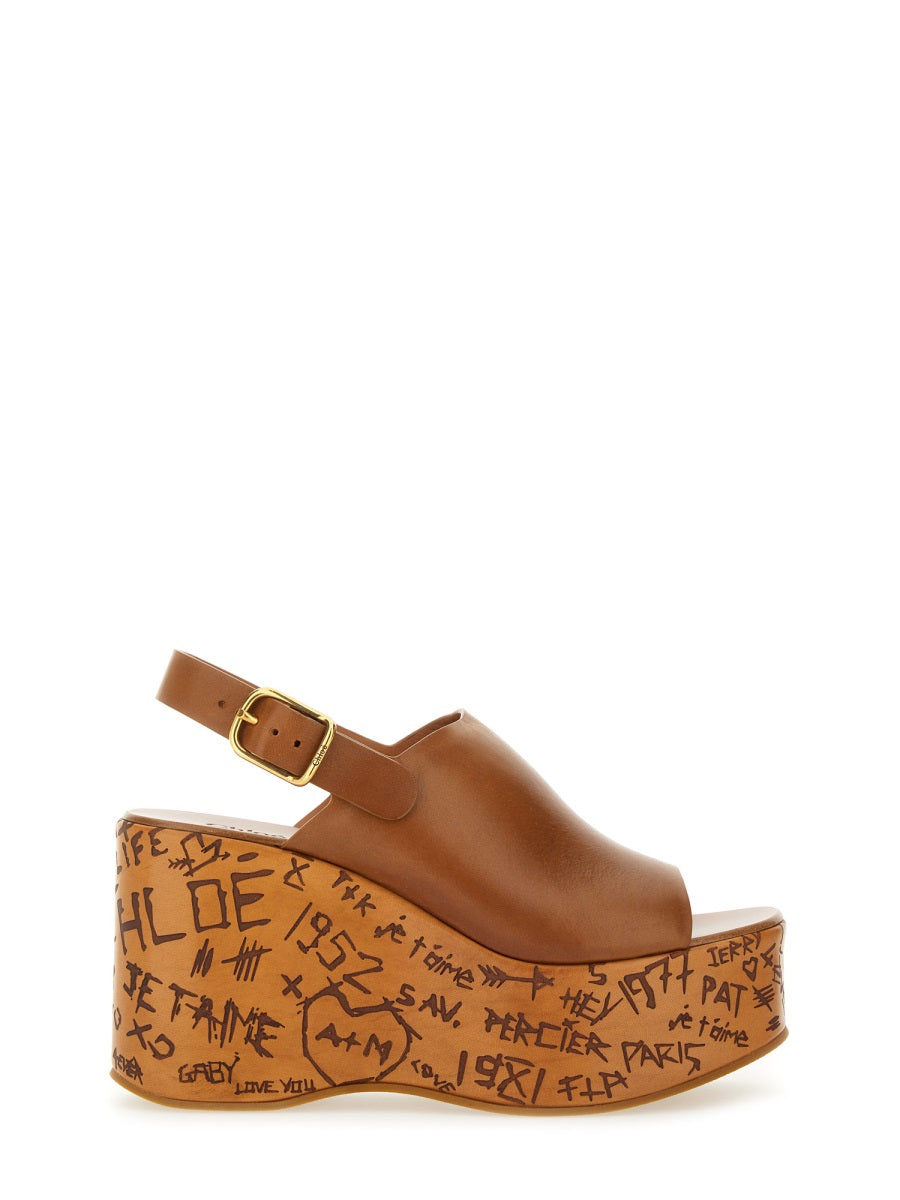 CHLOÉ Wedge Sandal Maxime