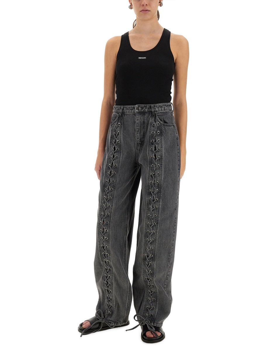 ROTATE BIRGER CHRISTENSEN Logo Tank Top for Women - Size S