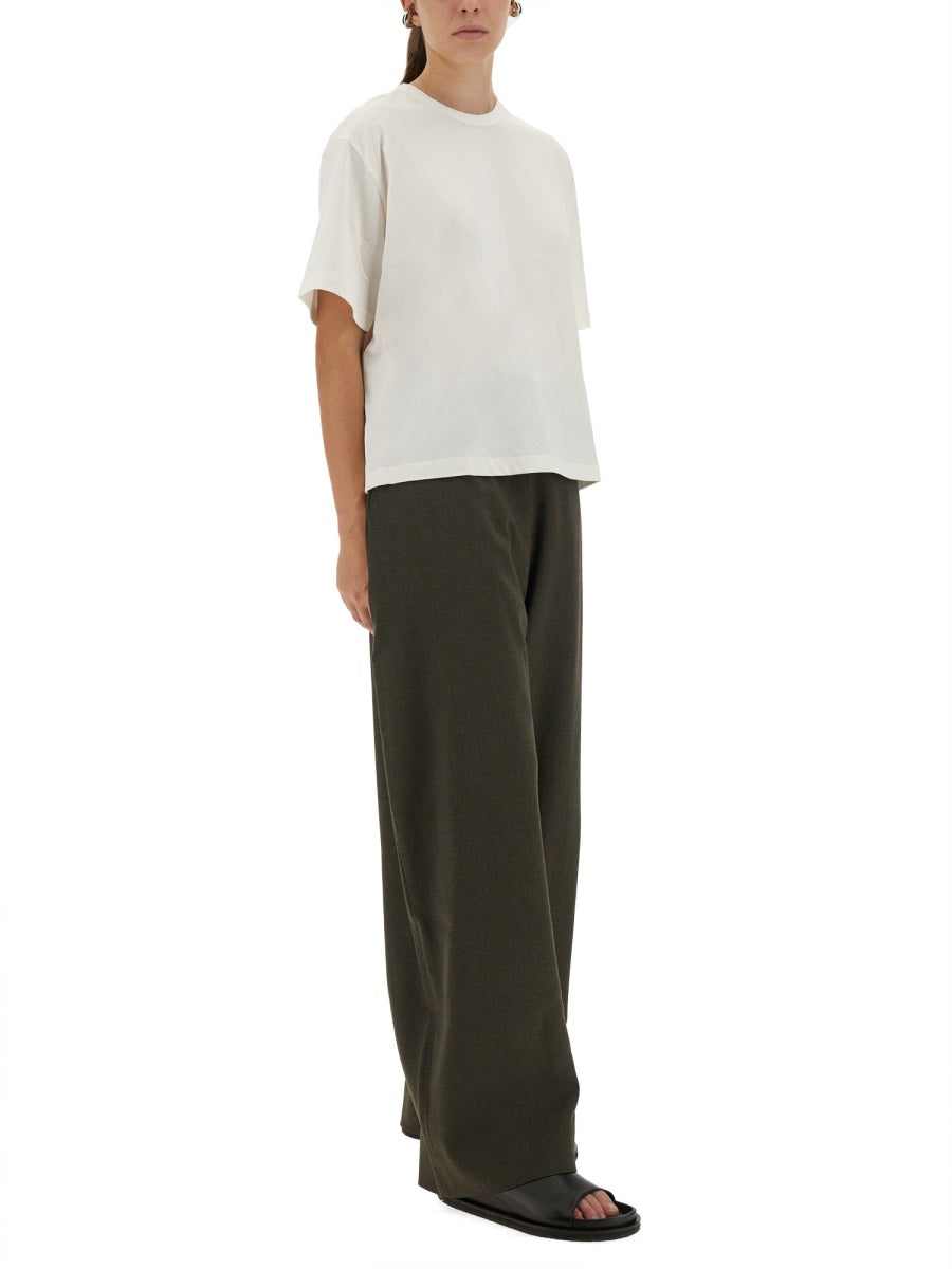 STUDIO NICHOLSON Essential Women's Cotton T-Shirt - Size 8 UK