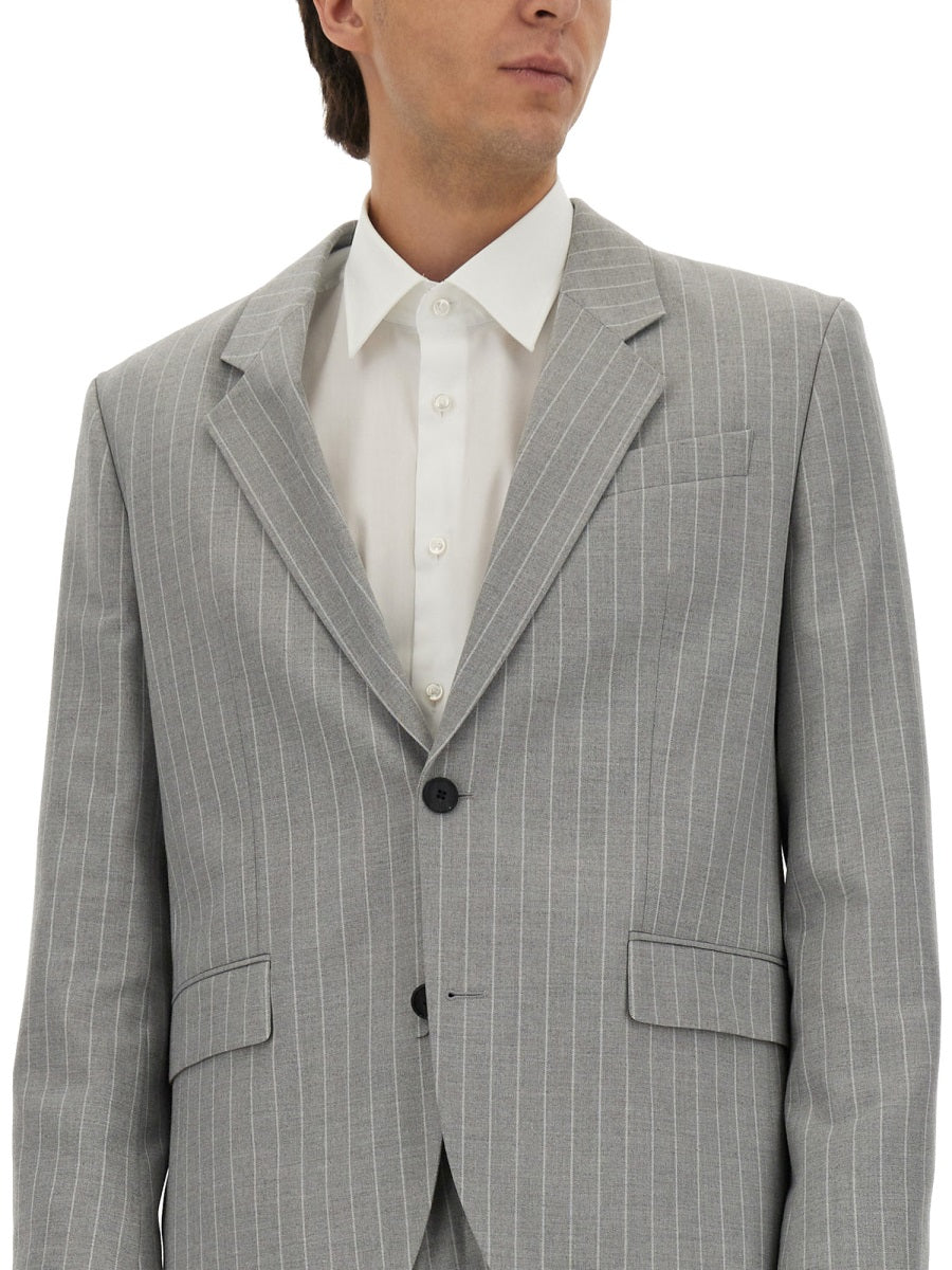 HUGO Slim Fit Striped Pattern Suit - Size 48 IT
