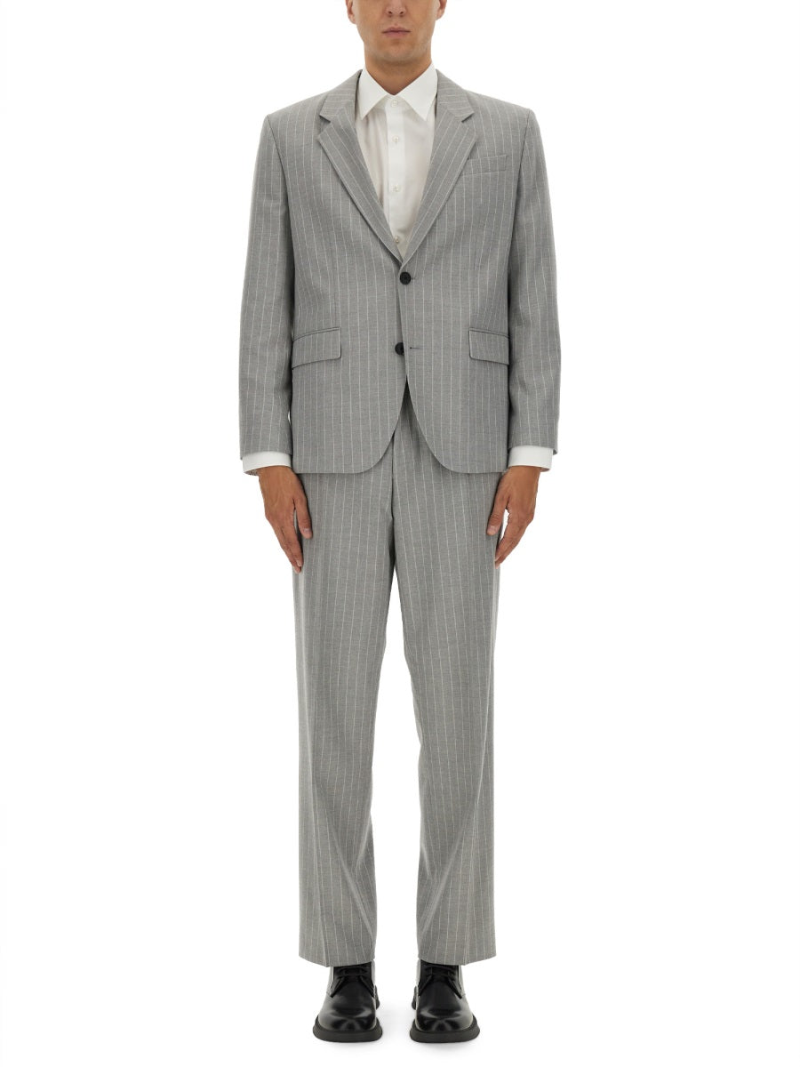 HUGO Slim Fit Striped Pattern Suit - Size 48 IT