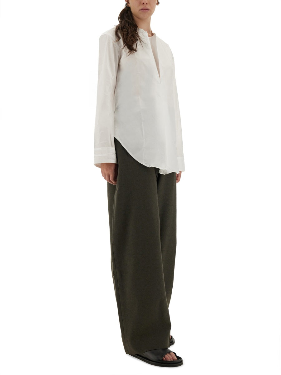 STUDIO NICHOLSON Cotton Shirt Top for Women - Size 8