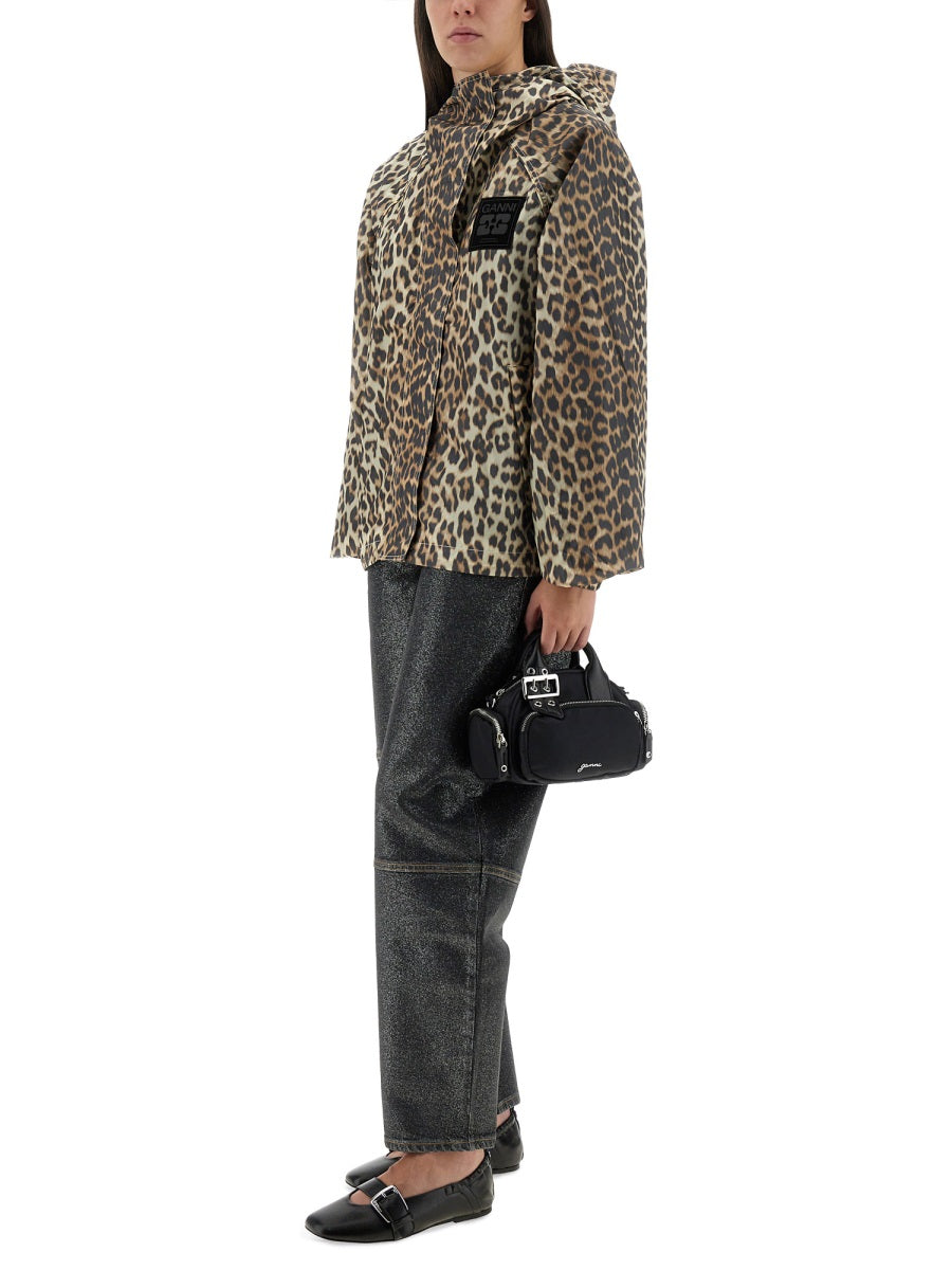 GANNI Animal Print Jacket for Women - FW25 Collection