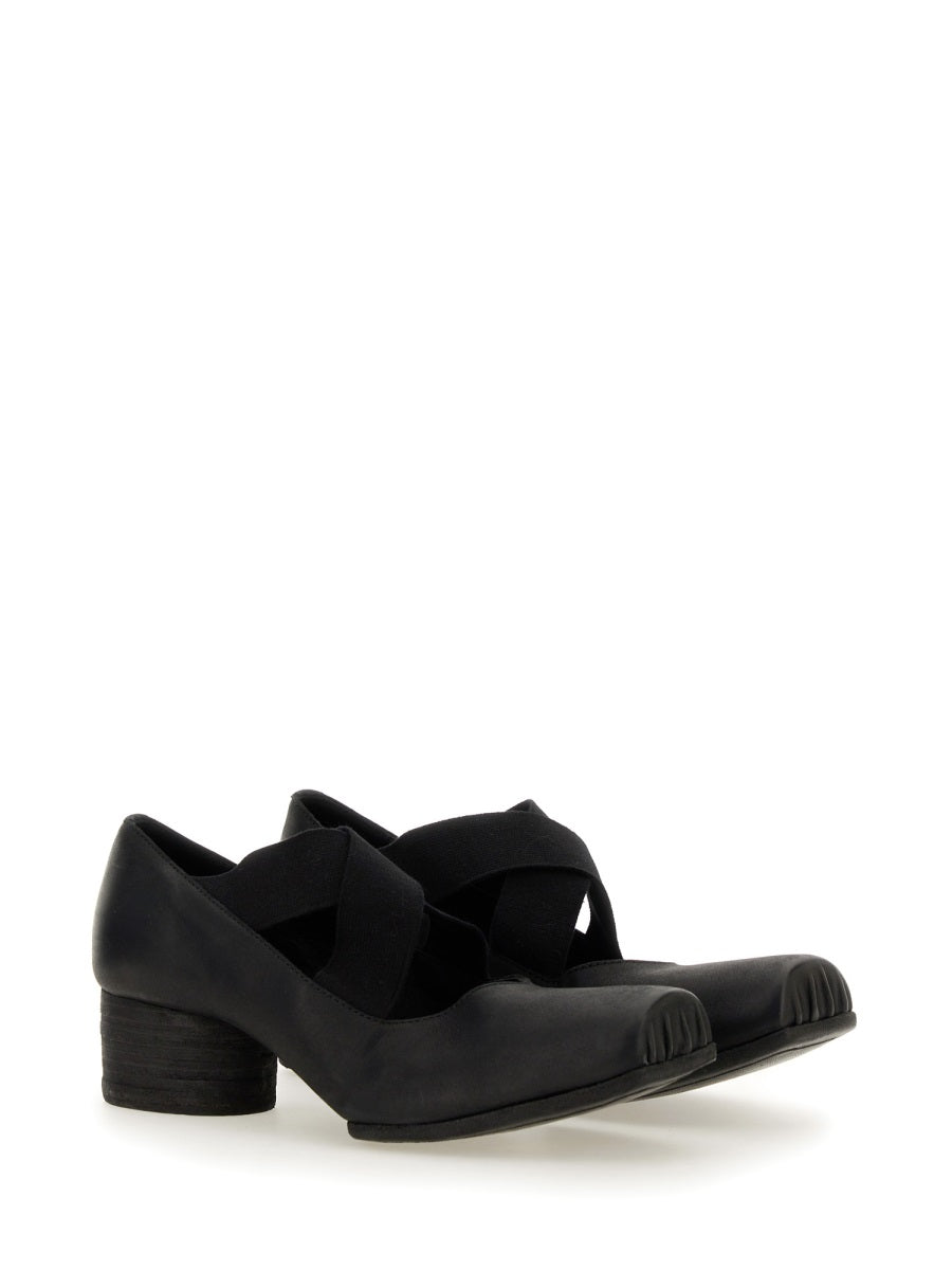 UMA WANG Leather Ballerina Flats - Women’s FW25 Collection