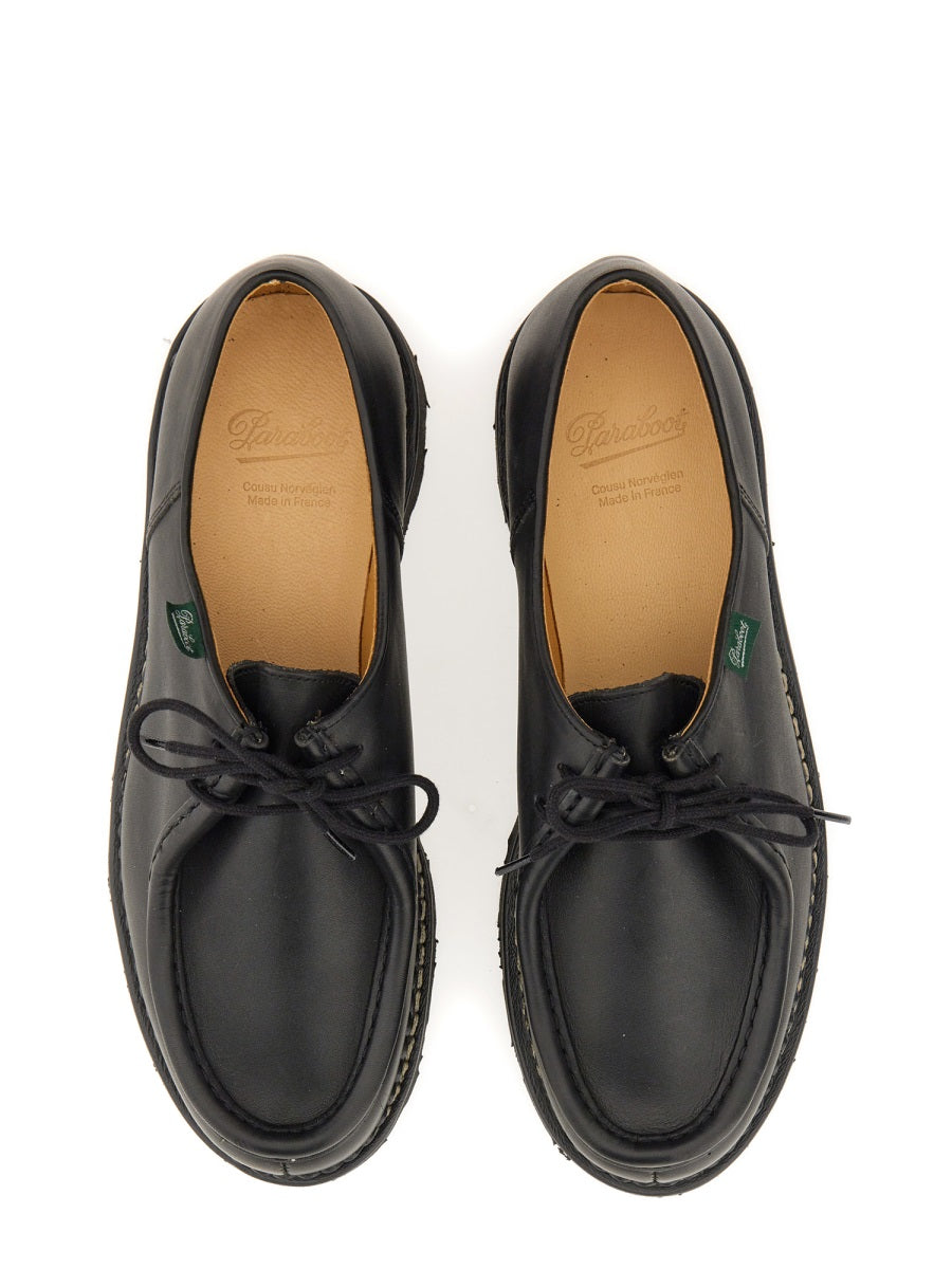 PARABOOT Lace-Up Two-Hole Men's Leather Shoes