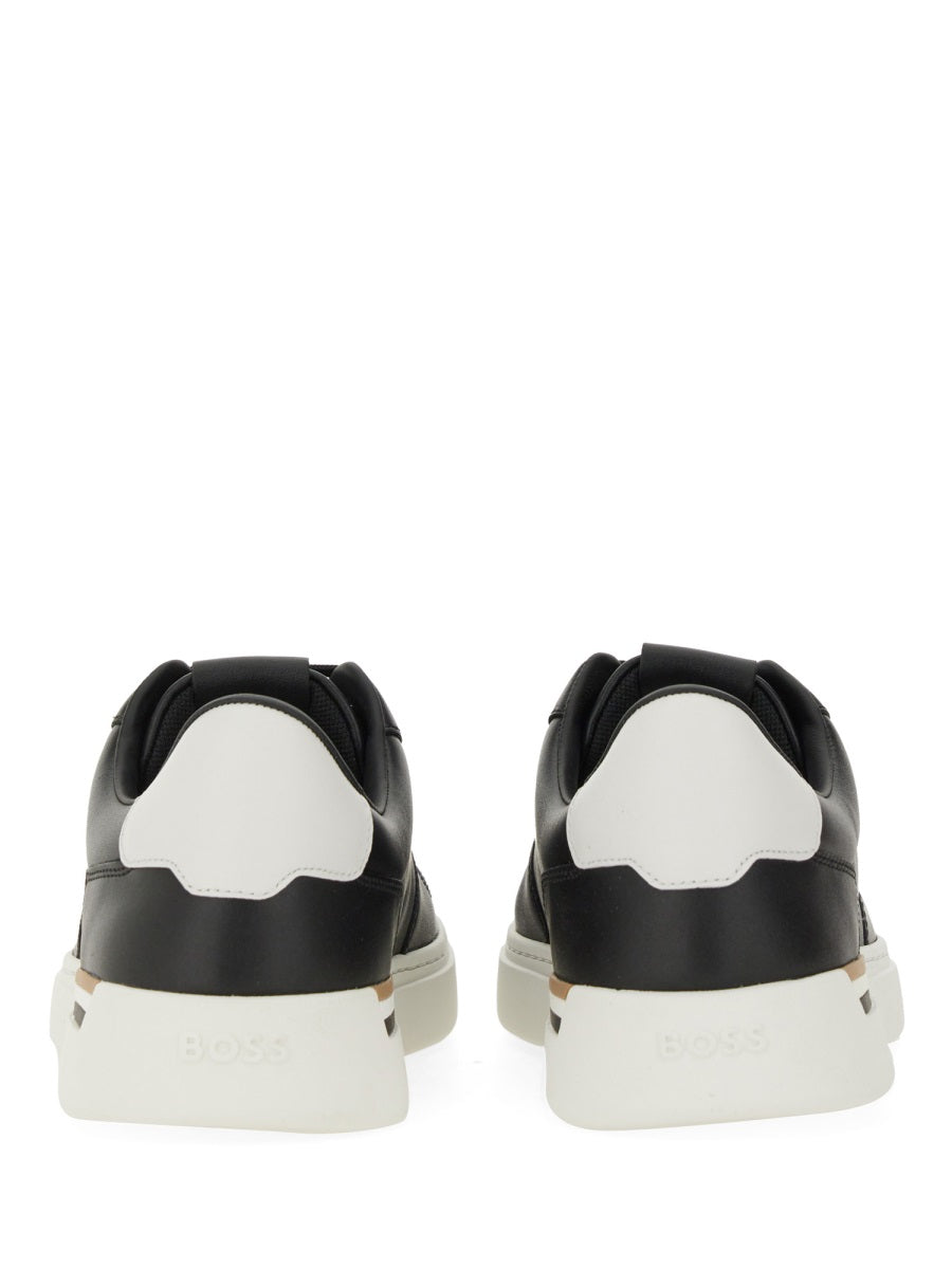 BOSS Premium Leather Sneakers for Men - FW25 Collection