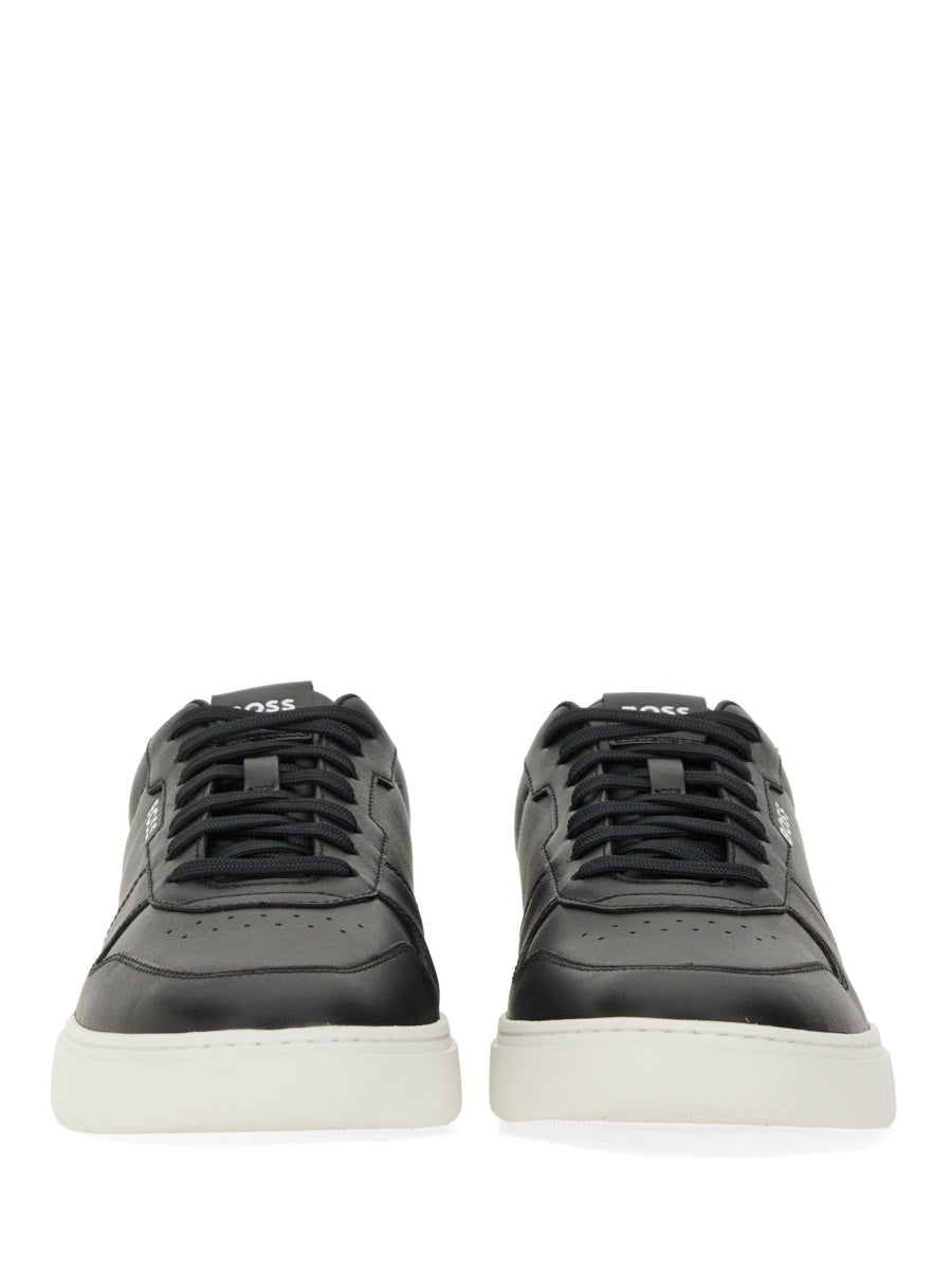 BOSS Premium Leather Sneakers for Men - FW25 Collection