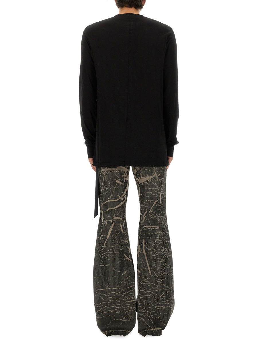 RICK OWENS DRKSHDW Long-Sleeved T-Shirt - Size L