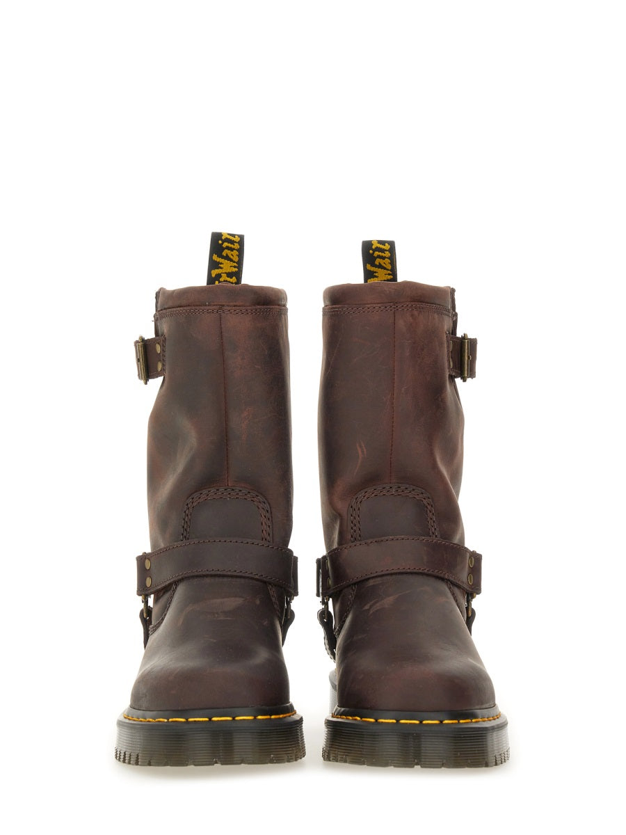 Dr MARTENS Anistone Hi Leather Boots for Women