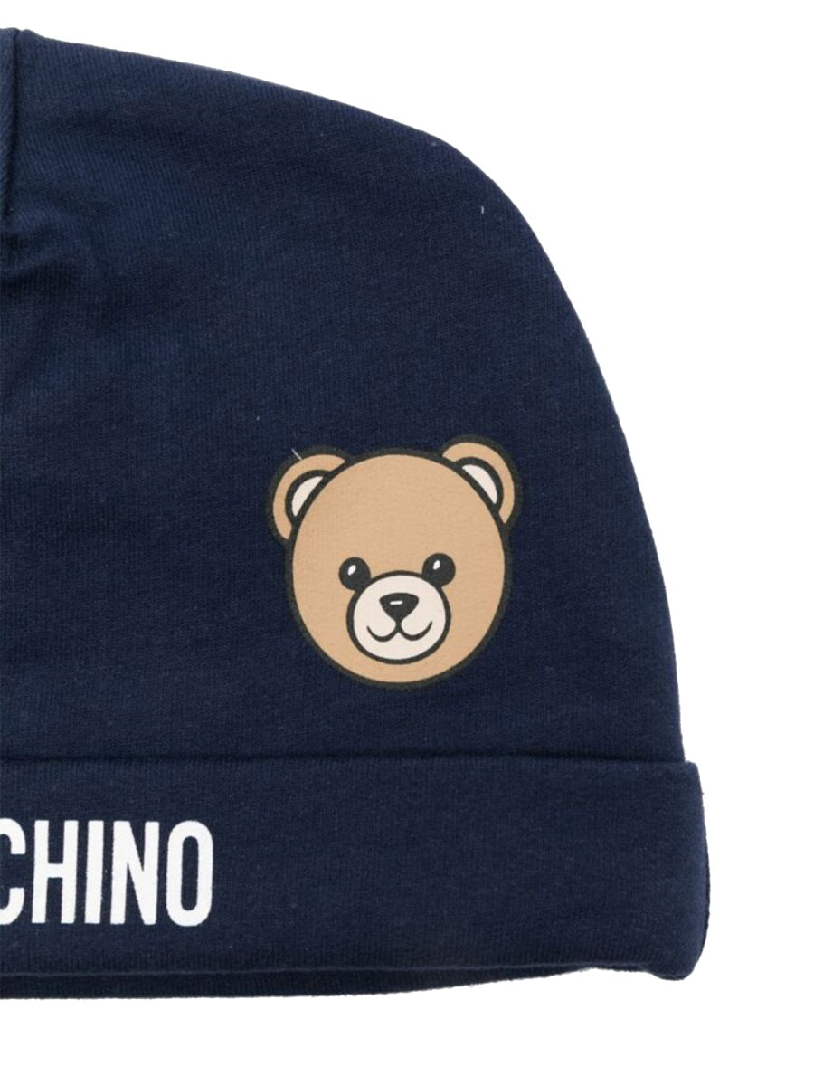 MOSCHINO Mini Logo Bear Hat