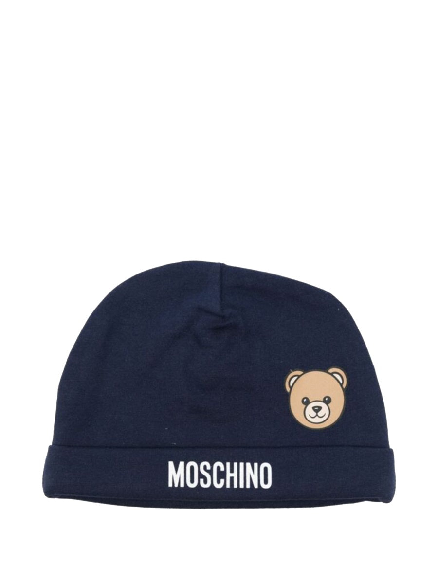 MOSCHINO Mini Logo Bear Hat