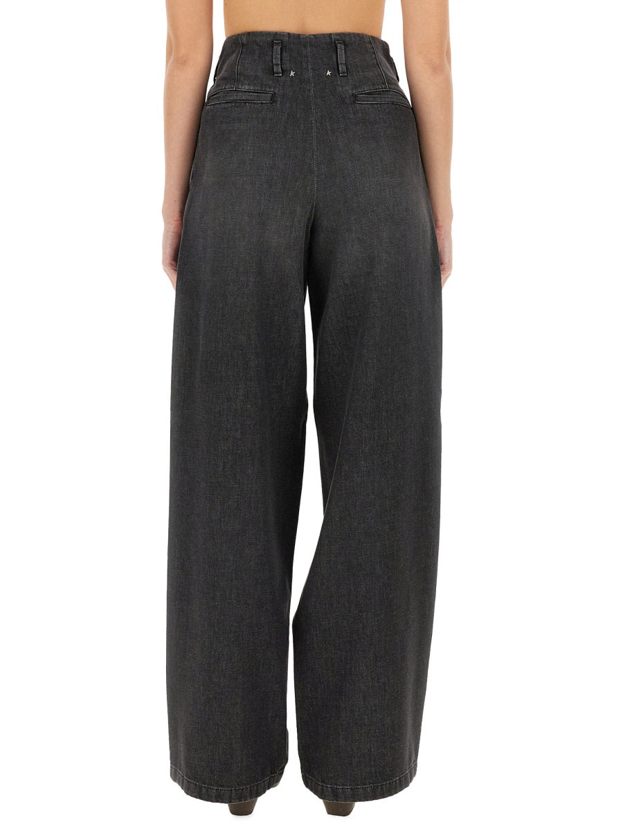 GOLDEN GOOSE Wide Leg Women's Jeans - Size 40