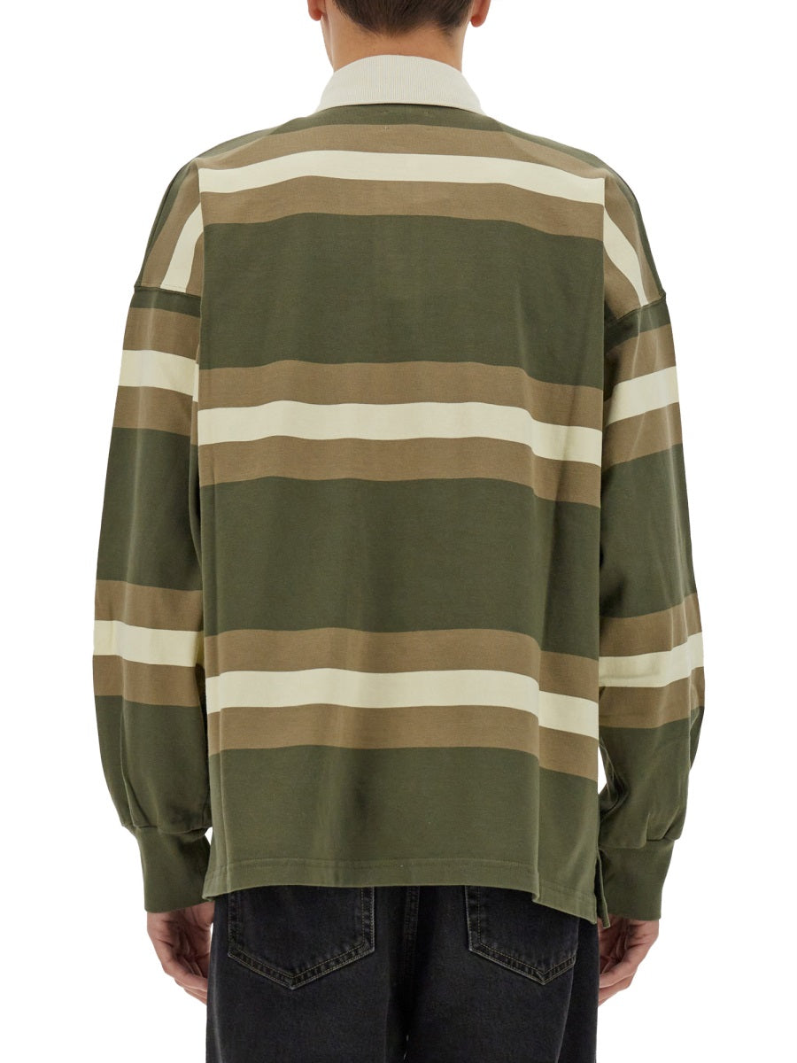 AUTRY Oversized Striped Polo - Unisex