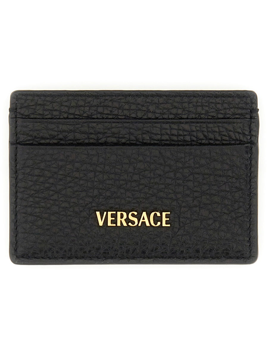 VERSACE Leather Card Holder "Myth"