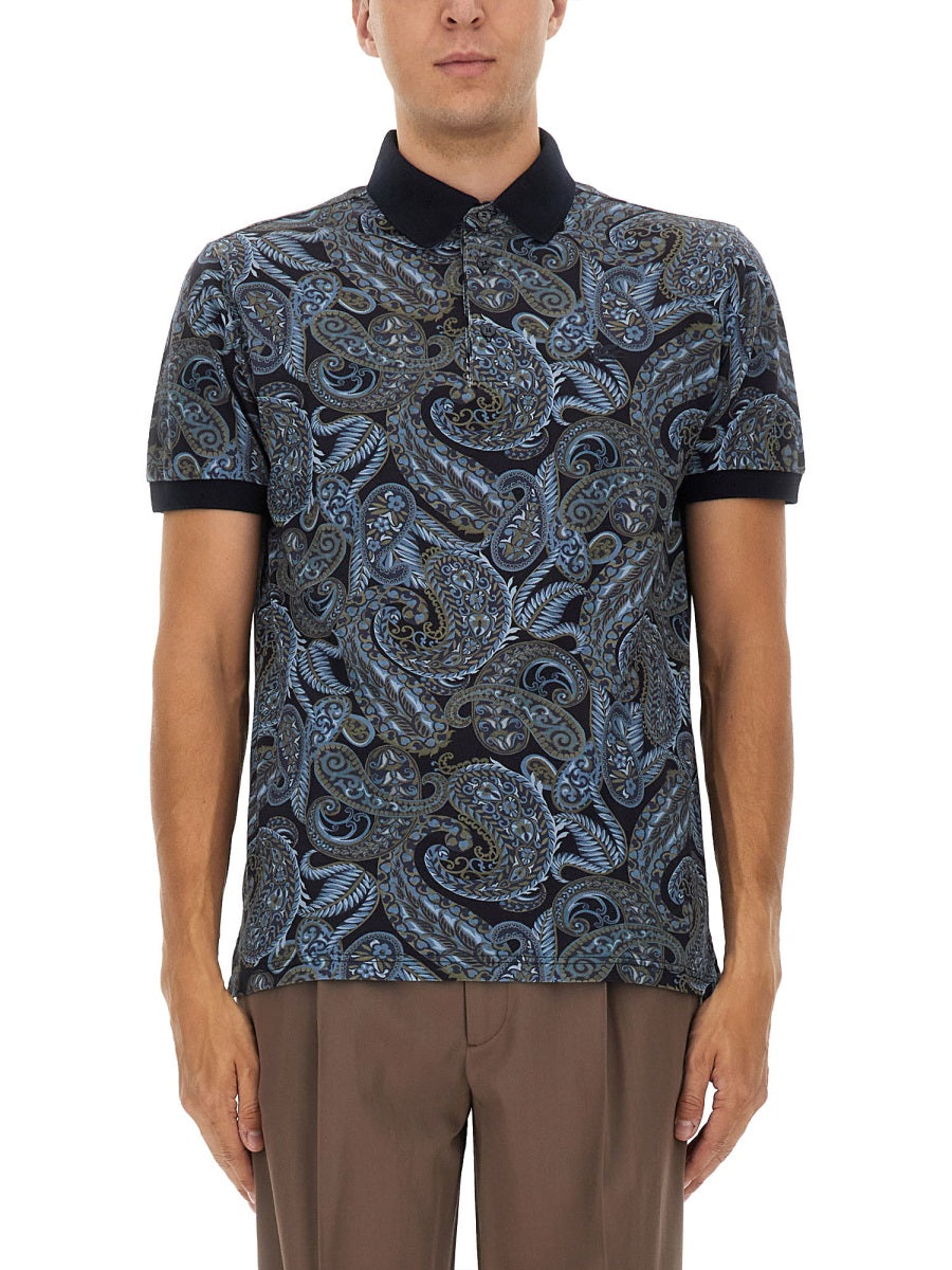 ETRO Men's Polo Shirt with Print - Size L