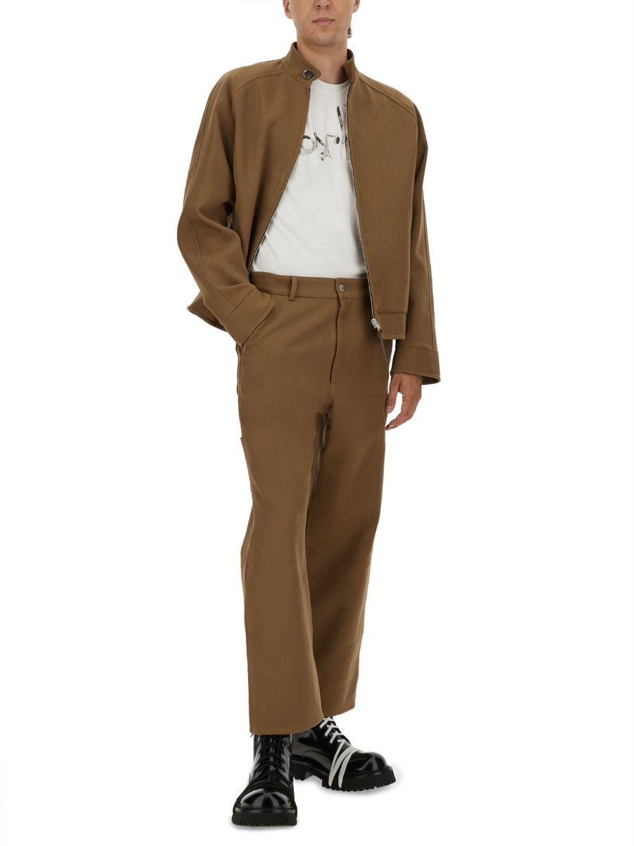 MOSCHINO Men's Cotton Jacket - Size 48 IT