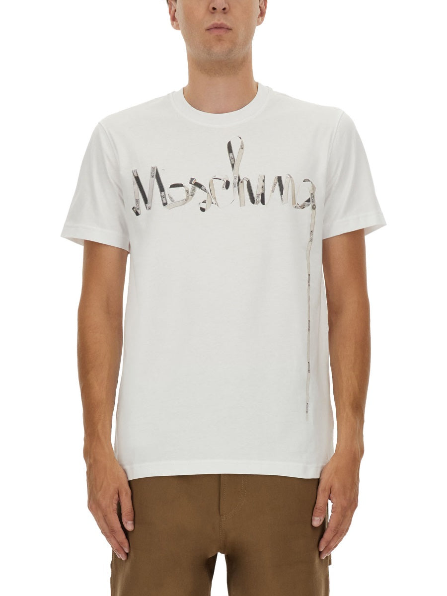 MOSCHINO Printed Cotton T-Shirt - Size L