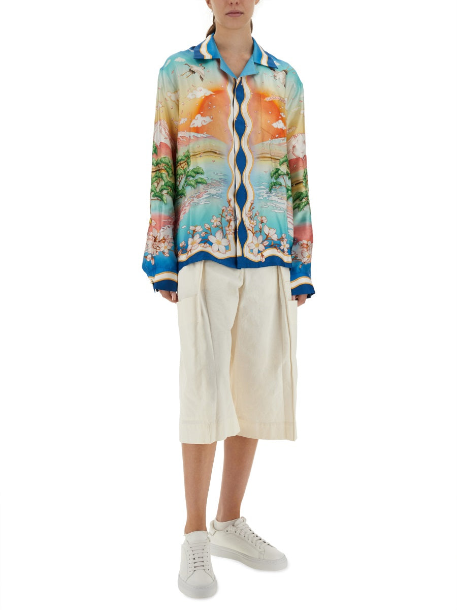 CASABLANCA Chic Tennis Club Shirt - Size S