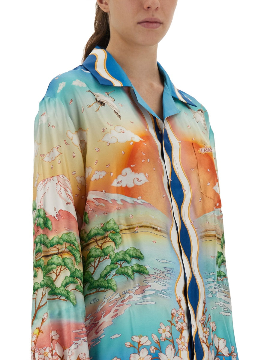 CASABLANCA Chic Tennis Club Shirt - Size S