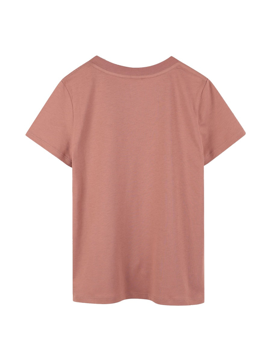 CHLOÉ Girls' Cotton T-Shirt - FW25 Mini Style