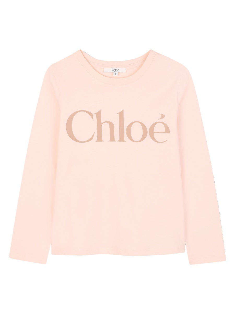 CHLOÉ Girls' Mini Cotton T-Shirt