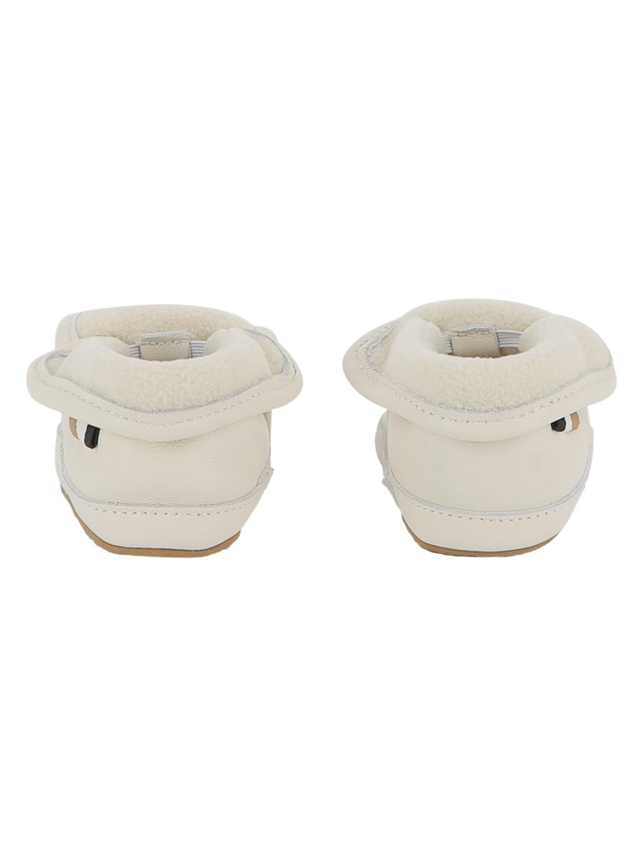 BOSS Unisex Mini Leather Sneakers