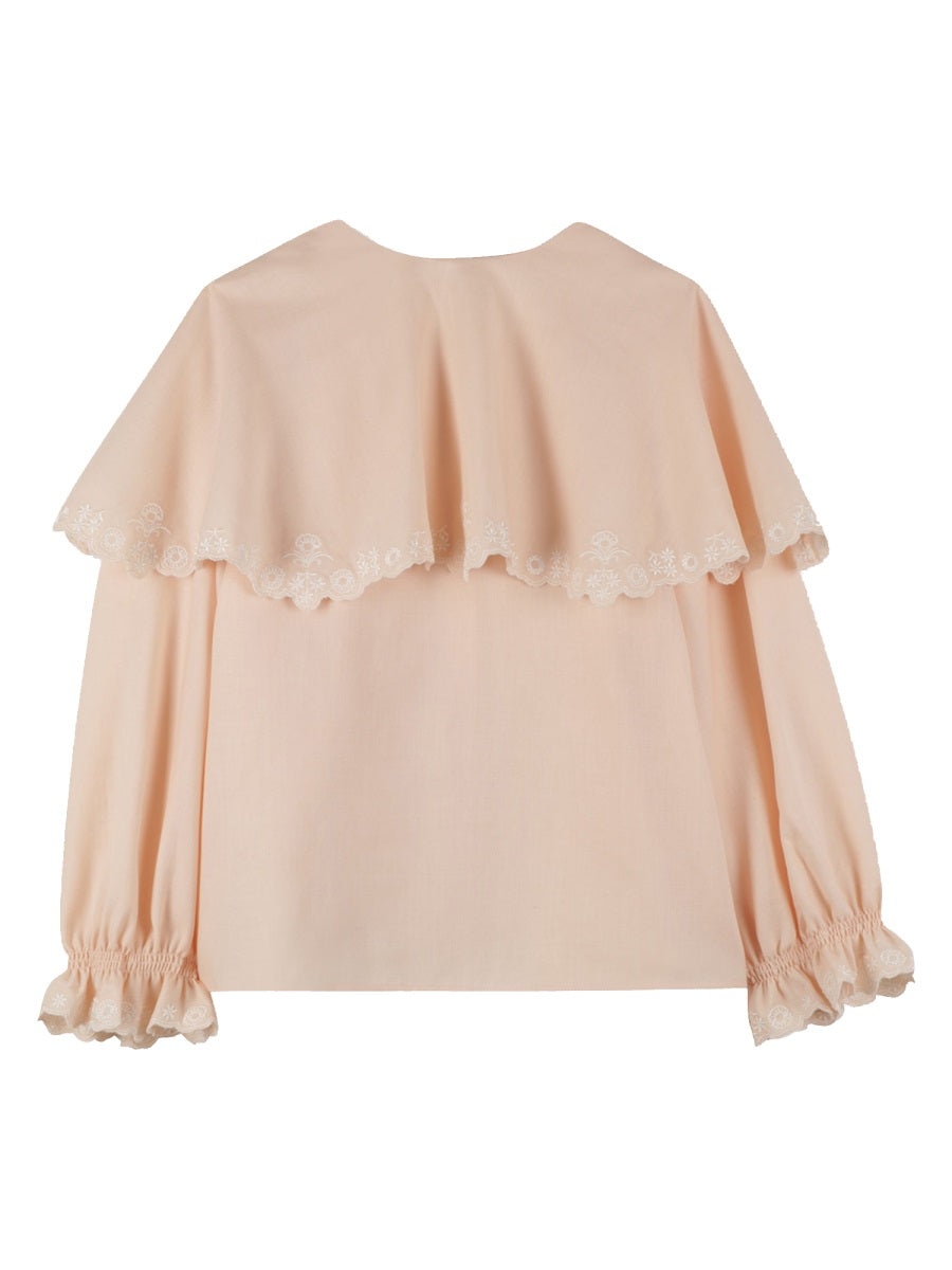 CHLOÉ Girls' 100% Cotton Mini Blouse