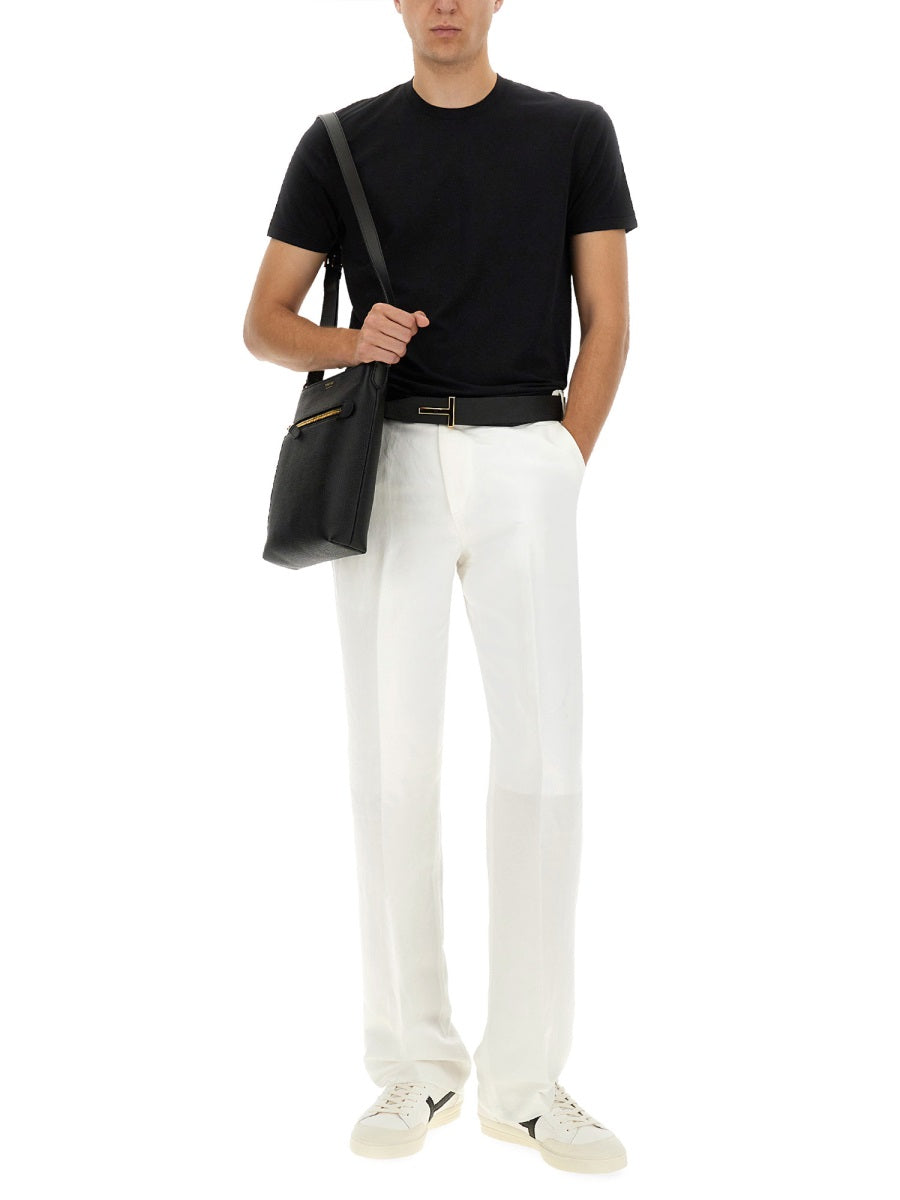TOM FORD Lyocell Cotton T-Shirt for Men